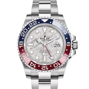 rolex gmt-master ii 40mm meteoritový číselník 126719blro superman
