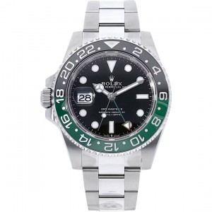 rolex gmt-master ii 40mm černý číselník 126720vtnr sprite