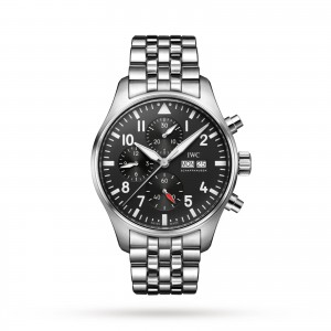 IWC pilotní hodinky chronograf 43 mm IW378002