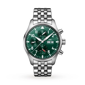 IWC pilotní hodinky chronograf edice "the last flight" 43mm IW378006