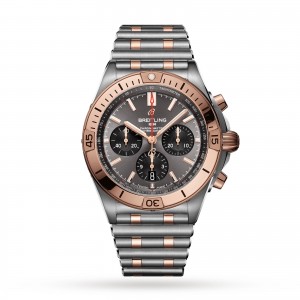 Breitling hodinky chronomat b01 42 z nerezové oceli a 18karátového červeného zlata UB0134101B1U1