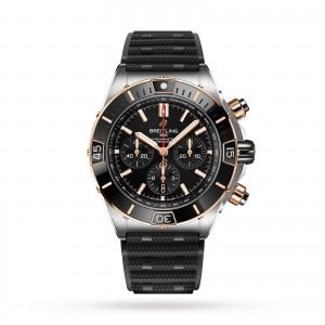 Breitling hodinky super chronomat b01 44 z nerezové oceli a 18karátového červeného zlata UB0136251B1S1