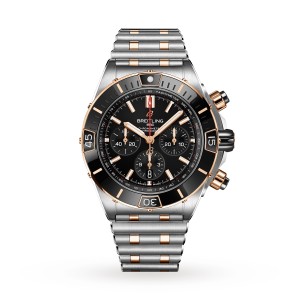 Breitling hodinky super chronomat b01 44 z nerezové oceli a 18karátového červeného zlata UB0136251B1U1